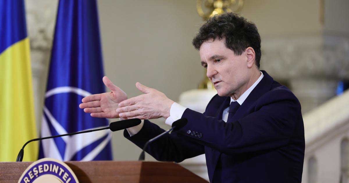 Nicușor Dan la conferința de presă de la Cotroceni după semnarea decretelor pentru șefii de parchete, 8 aprilie 2026