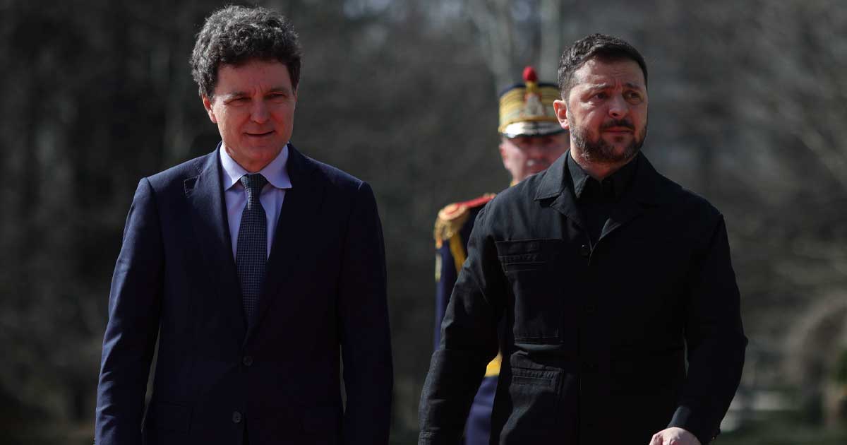nicusor dan invitat la kiev in luna mai surse oficiale cel mai probabil nu poate sa mearga 794033 Președintele Nicușor Dan și omologul său ucrainean Volodimir Zelenski la un eveniment internațional, 2025