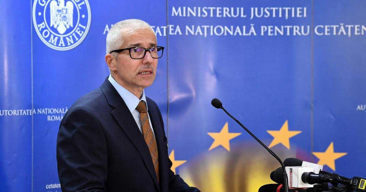 Ministrul Justiției Radu Marinescu la Parlament, după audierea lui Radu Moldovan la DNA, 22 aprilie 2026
