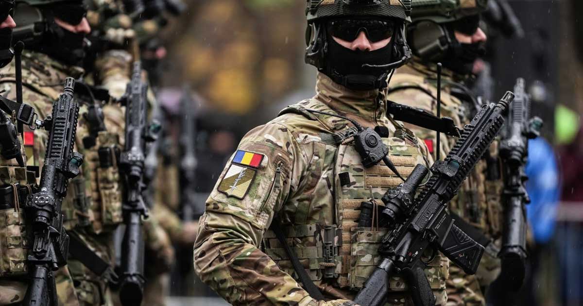 Ministrul Apărării Radu Miruță la conferință de presă despre echipamente militare și sisteme anti-dronă, București, aprilie 2026