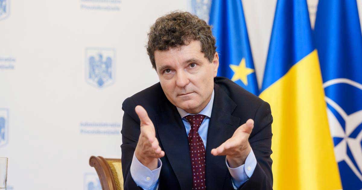 Nicușor Dan la Palatul Cotroceni declarații de presă după demiterea Guvernului Bolojan prin moțiune de cenzură, mai 2026