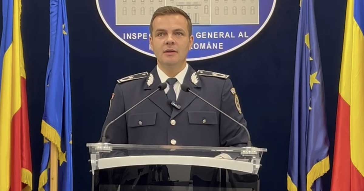 Chestor Georgian Drăgan, conferință de presă IGPR, răspuns documentar Recorder Poliție aservită, București, mai 2026