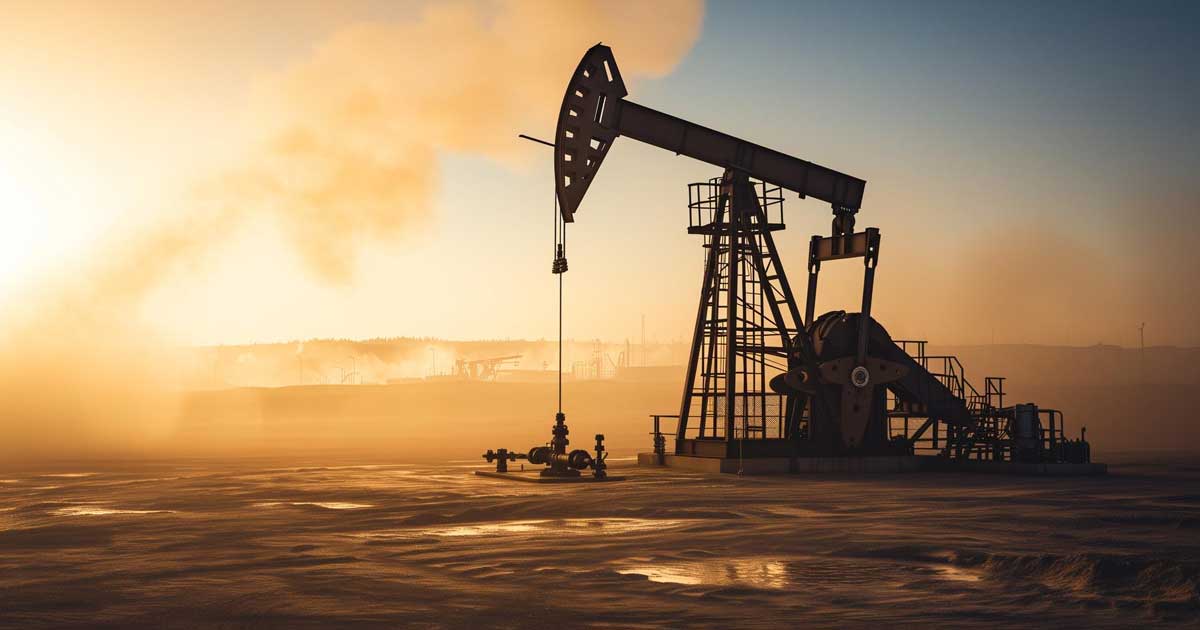 Rafinărie de petrol cu instalații industriale, criza globală a petrolului cauzată de conflictul din Iran și blocarea Strâmtorii Ormuz, mai 2026