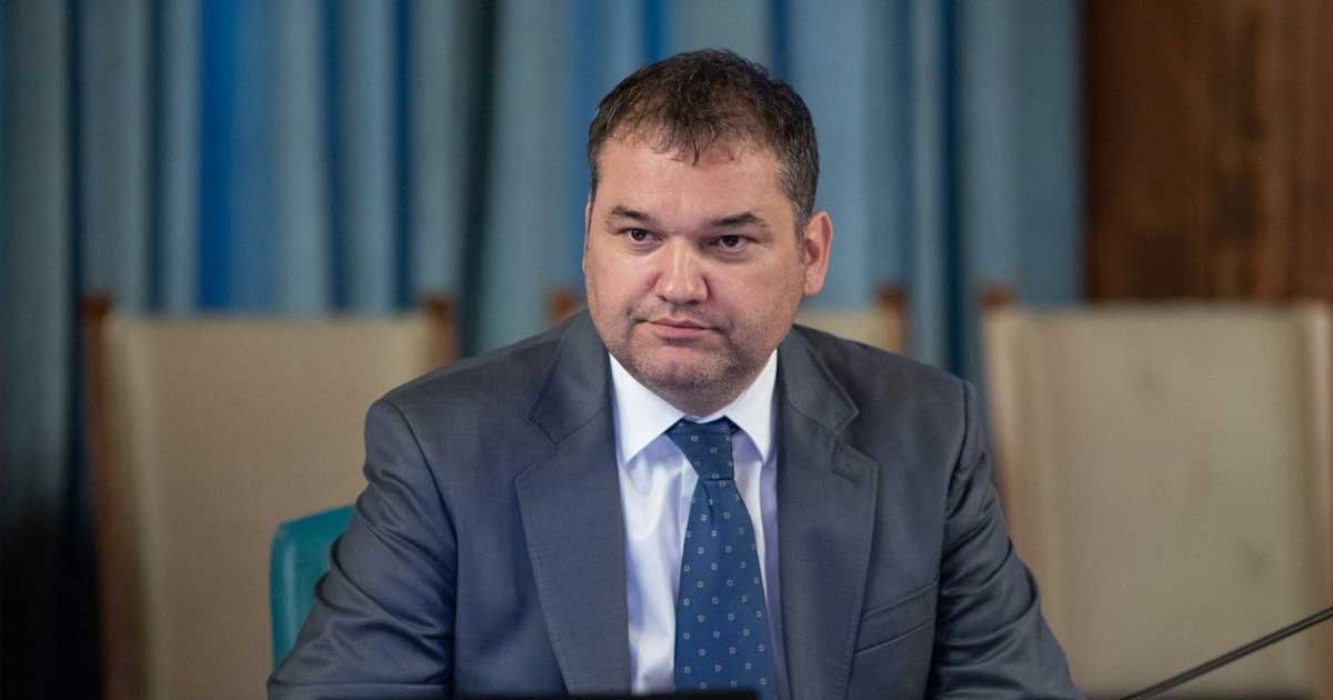 Ministrul interimar al Sănătății Cseke Attila la conferință de presă despre blocajul șantierului Marius Nasta, mai 2026