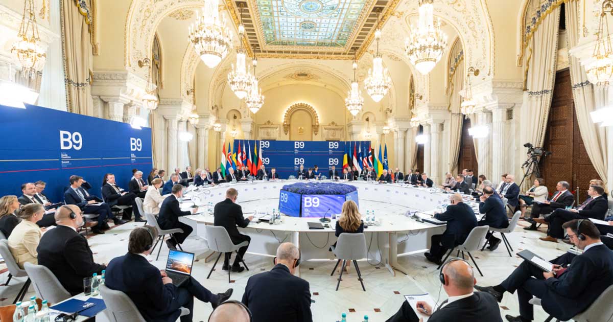 Mark Rutte secretar general NATO la Summitul B9 Palatul Cotroceni București mai 2026