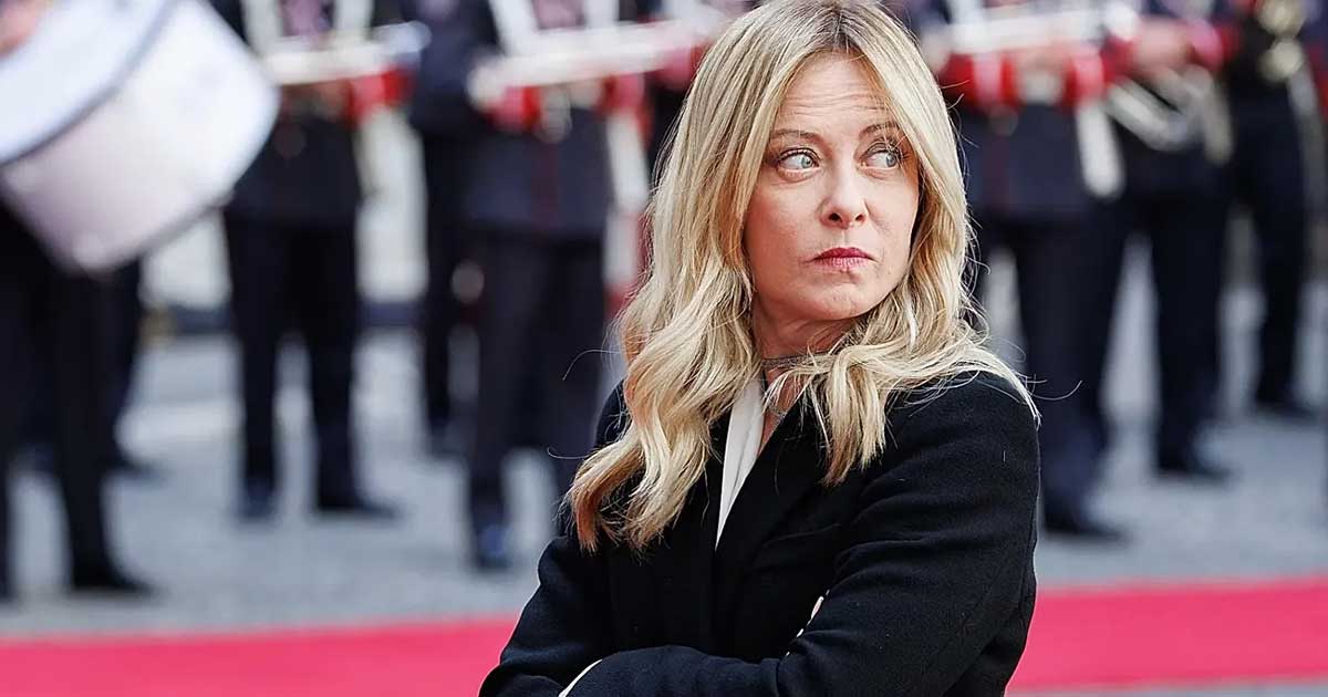 Premierul italian Giorgia Meloni la conferință de presă la Roma, moment aniversar al celui de-al doilea cel mai longeviv guvern din istoria Republicii Italiene, mai 2026