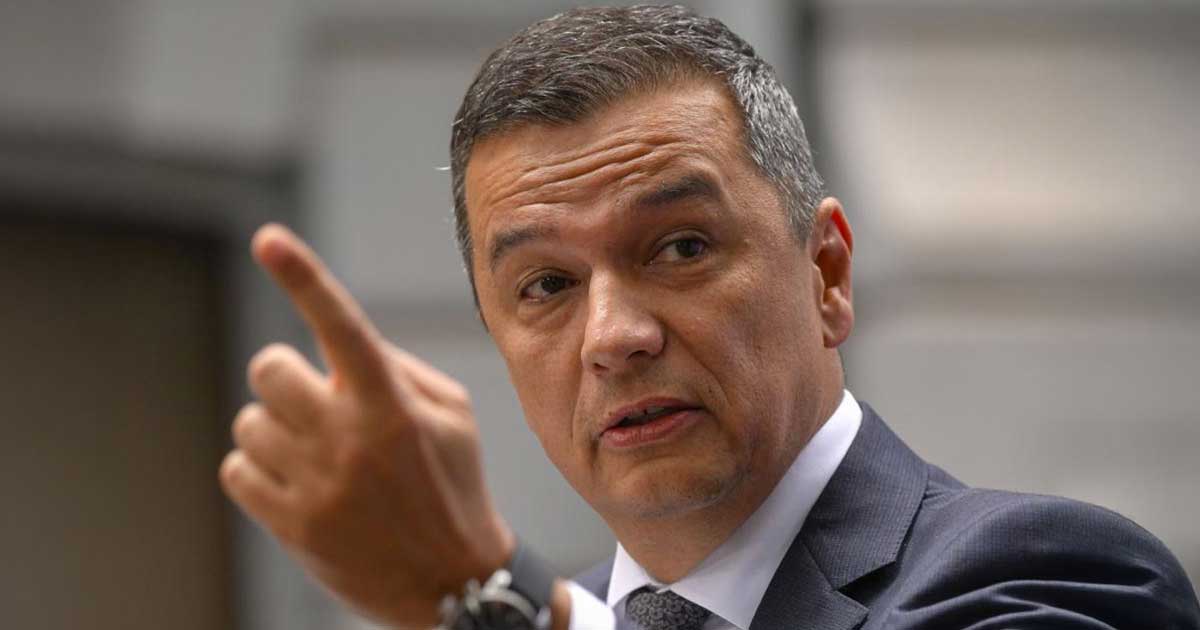 Sorin Grindeanu, liderul PSD, declarații despre moțiunea de cenzură împotriva Guvernului Bolojan, mai 2026