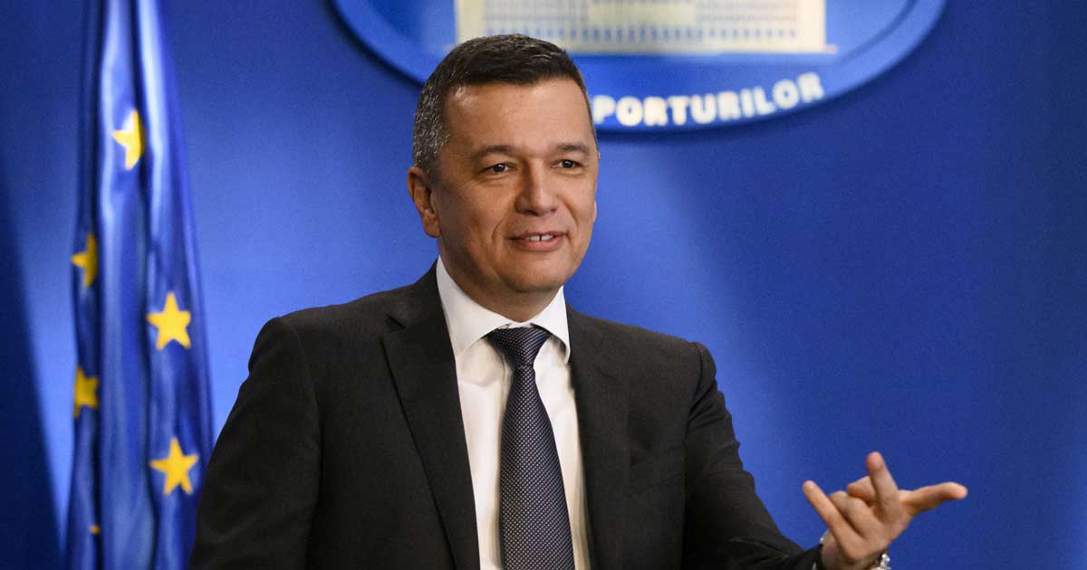 Sorin Grindeanu, liderul PSD, declarații despre noul premier al României după căderea Guvernului Bolojan prin moțiune de cenzură, mai 2026