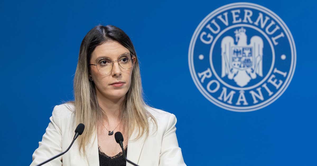 Diana Buzoianu, ministrul interimar al Mediului, la conferință de presă despre vandalizarea camerelor forestiere, iunie 2026
