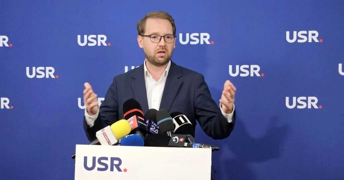 Dominic Fritz, lider USR, declarație despre negocierile cu premierul desemnat Eugen Tomac, București, iunie 2026