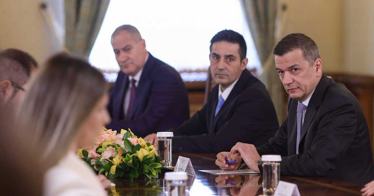 Sorin Grindeanu la declaratii de presa Palatul Cotroceni dupa consultari Nicusor Dan, 23 iunie 2026
