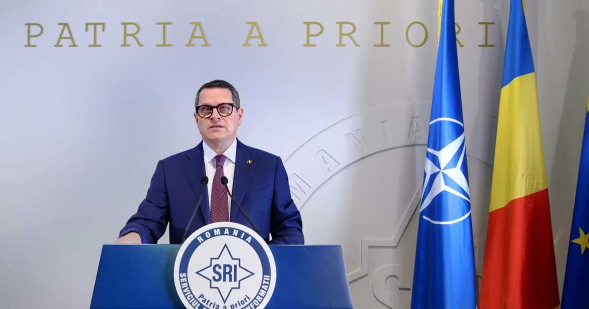 Eduard Hellvig, fostul director SRI, la o conferință de politică externă, 2025