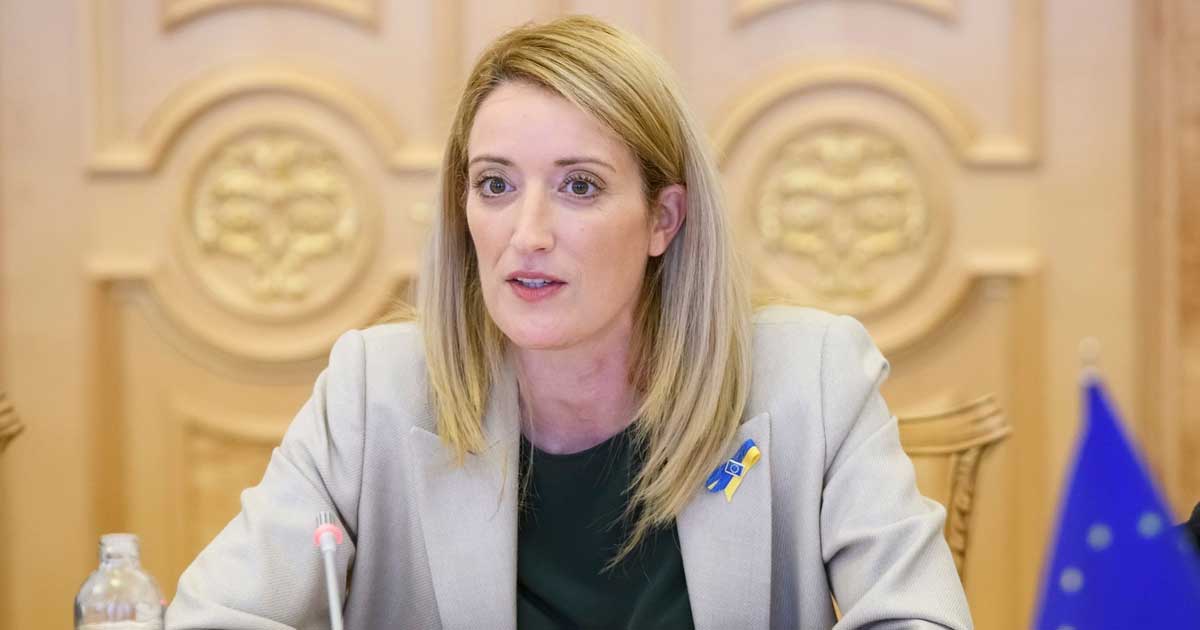 Roberta Metsola, președinta Parlamentului European, discută despre planul B al unirii Moldovei cu România, iunie 2026