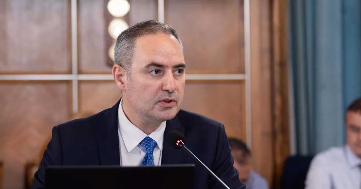Alexandru Nazare, ministrul Finanțelor, anunță programul de 5,3 miliarde lei pentru producția industrială locală, iunie 2026