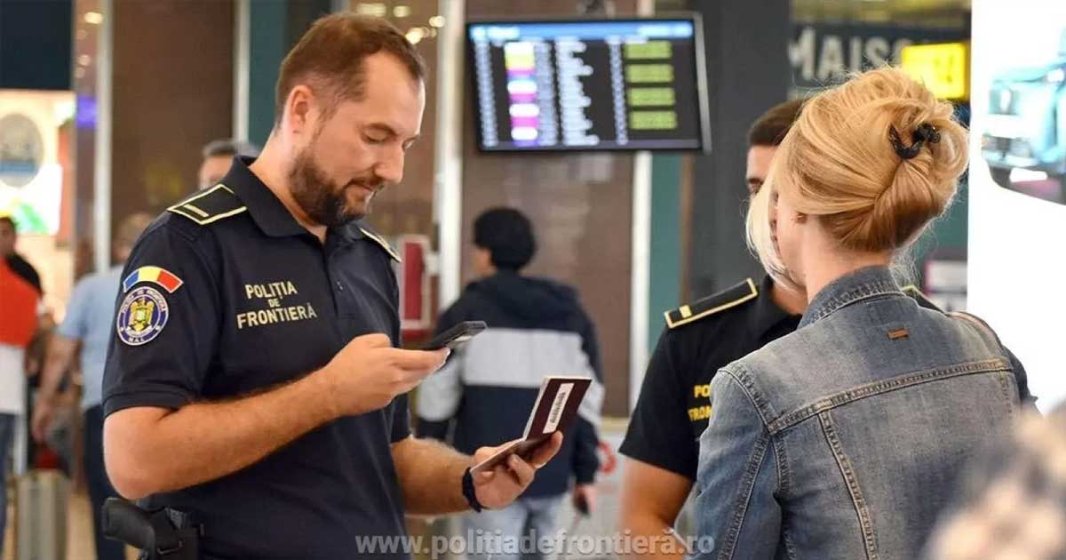 Control de frontieră la aeroport, verificare documente minori, Poliția de Frontieră Română, vara 2026