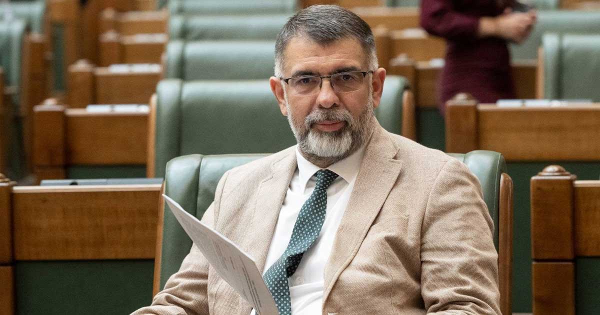 Robert Cazanciuc, senator PSD, la o conferință de presă la Palatul Parlamentului, București, iunie 2026