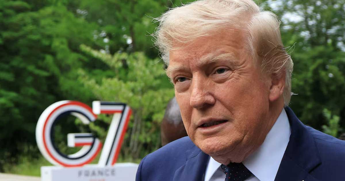 trump zelenski summit g7 evian pace ucraina 2026 253119 Donald Trump și Volodimir Zelenski la summitul G7 Evian-les-Bains Franța discuții pace Ucraina iunie 2026