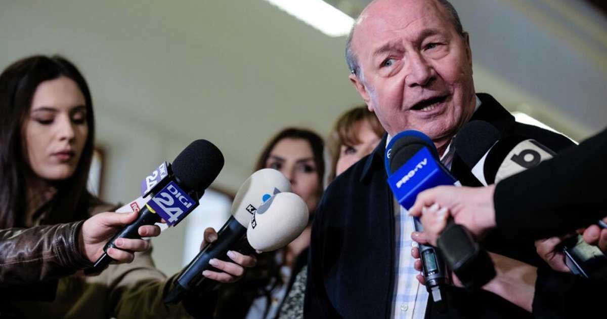 basescu strategie criza politica nicusor dan 2026 262942 Traian Băsescu în timpul unei intervenții televizate despre traseul politic al lui Siegfried Mureșan, iulie 2026