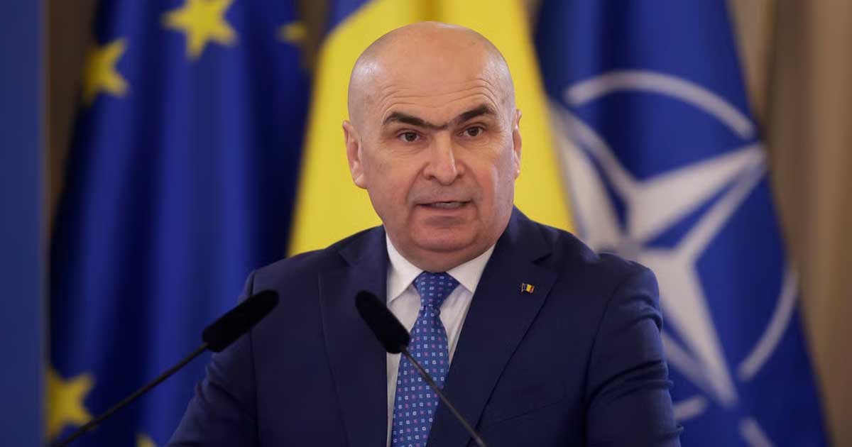Ilie Bolojan în timpul unei convorbiri telefonice oficiale cu premierul Kazahstanului, București, iulie 2026