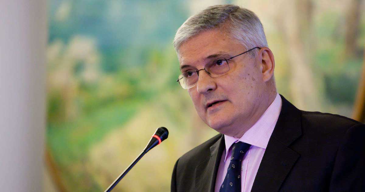 Daniel Dăianu, președintele Consiliului Fiscal, la un eveniment public despre politica fiscală a României, iulie 2026