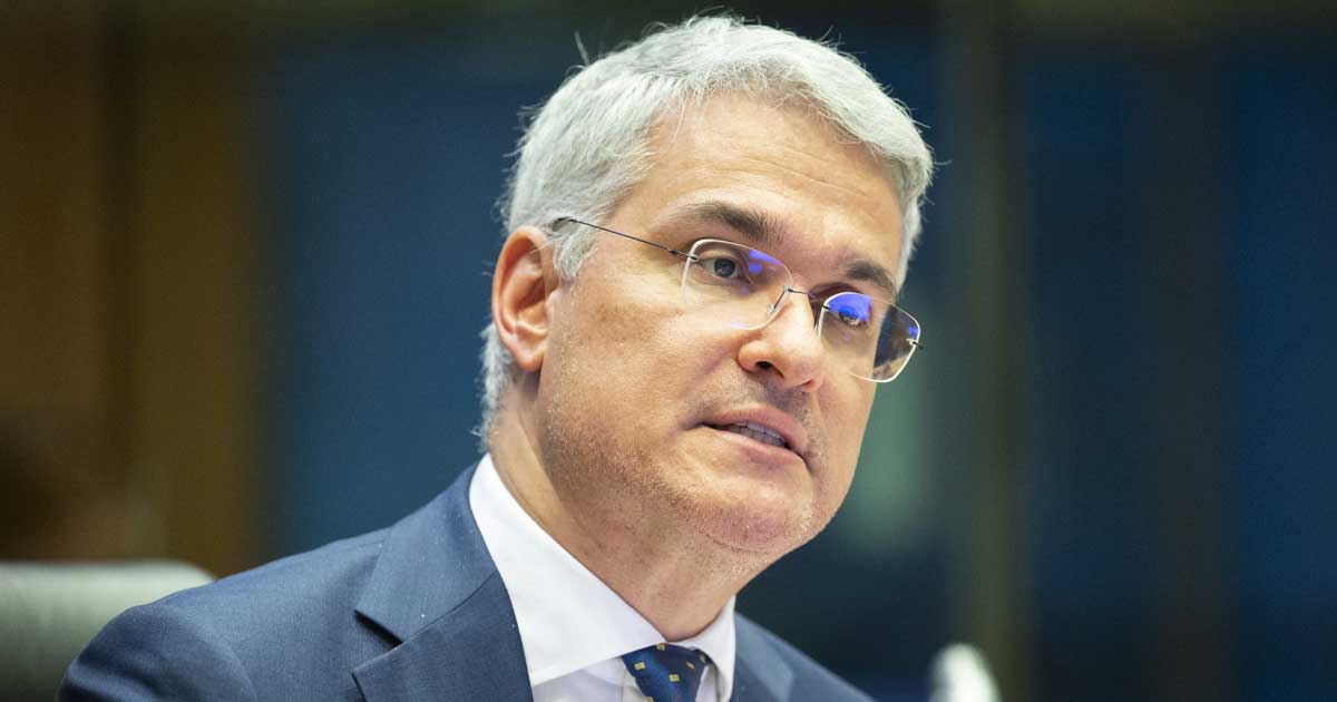 Dragoș Pîslaru, ministrul interimar al Muncii, în timpul unei declarații publice, București, iulie 2026
