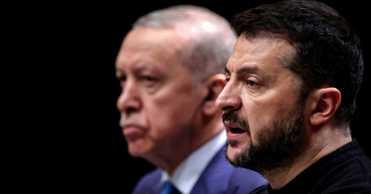 Erdogan și Zelenski la o întâlnire oficială, discuții despre atacurile ucrainene asupra infrastructurii energetice ruse, iulie 2026