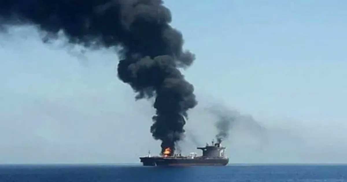 explozie petrolier gas lisbon marea neagra 2026 523473 Petrolierul Gas Lisbon în flăcări în Marea Neagră, lângă Sfântu Gheorghe, iulie 2026