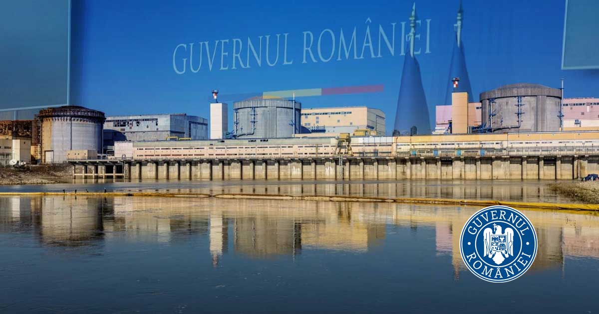 forta majora nuclearelectrica cernavoda guvern 2026 889137 Centrala nucleară de la Cernavodă pe malul Dunării, cu nivel scăzut al apei, iulie 2026