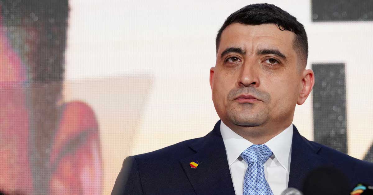 George Simion, liderul AUR, în timpul unei declarații publice legate de disputa cu fostul ambasador american Adrian Zuckerman, iulie 2026
