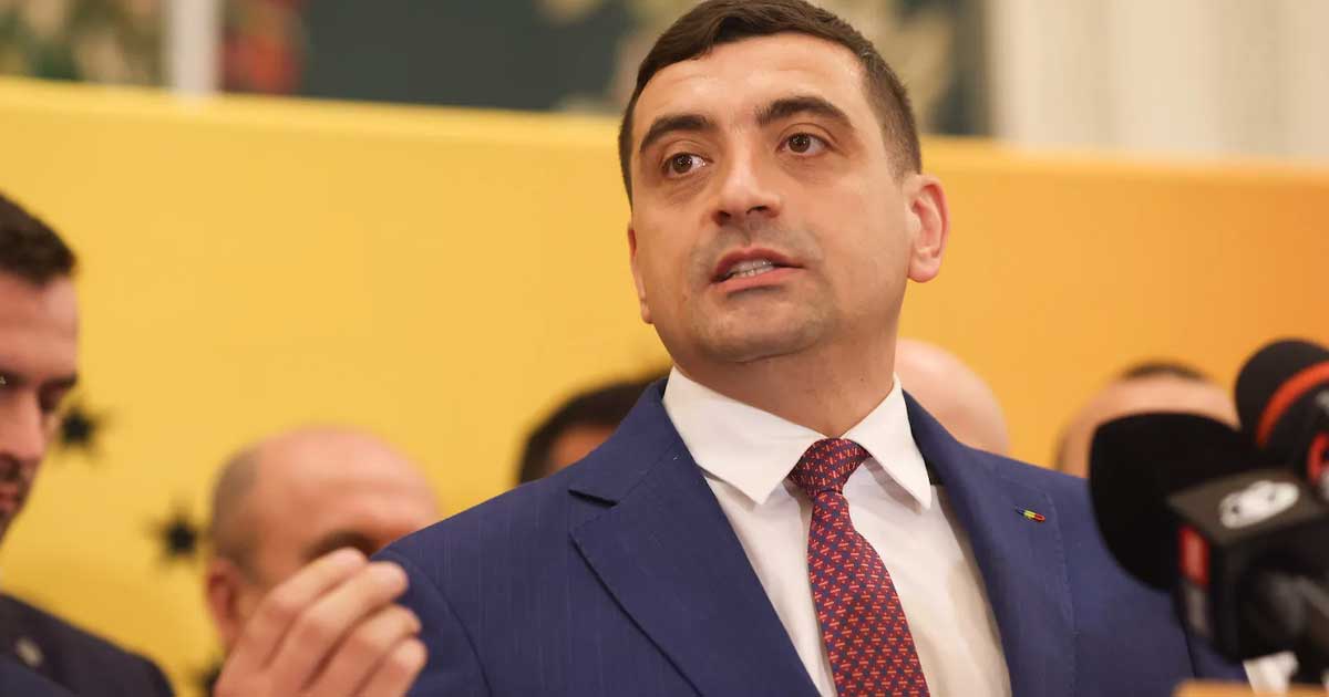 George Simion, liderul AUR, în timpul unei declarații de presă despre întâlnirile cu Ilie Bolojan, iulie 2026