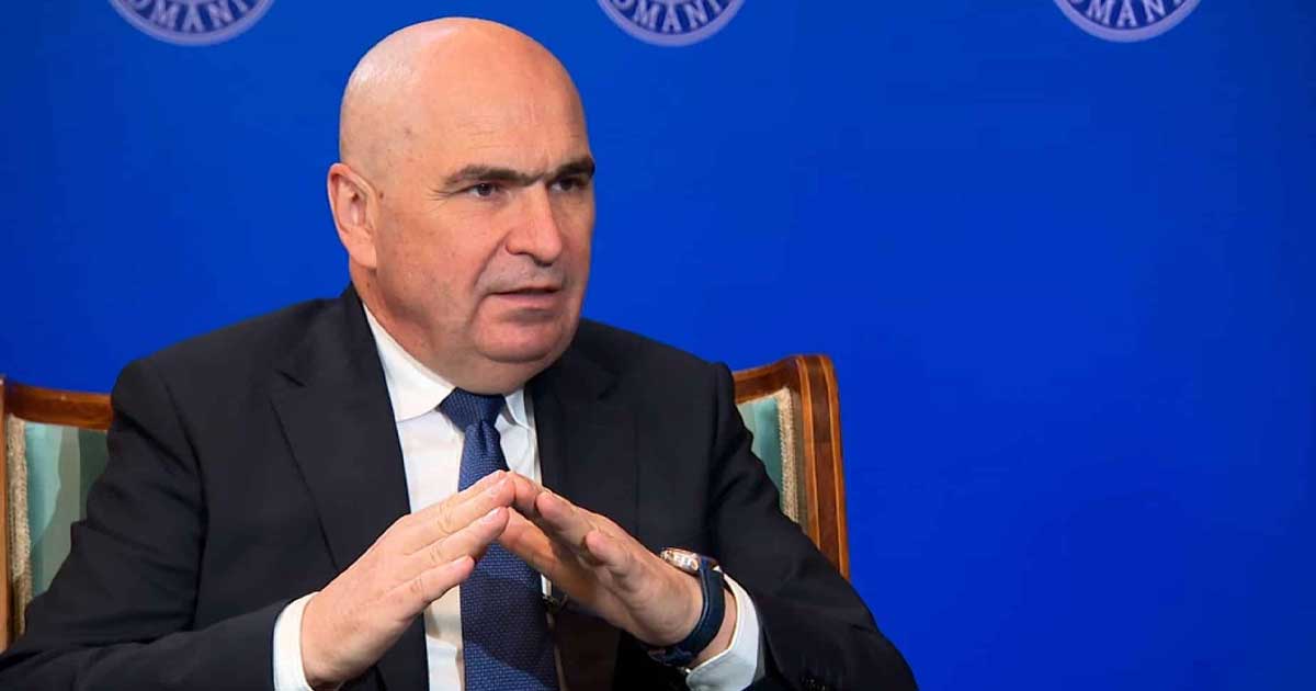 Ilie Bolojan, premierul interimar al României, în cadrul unei ședințe de guvern, iulie 2026