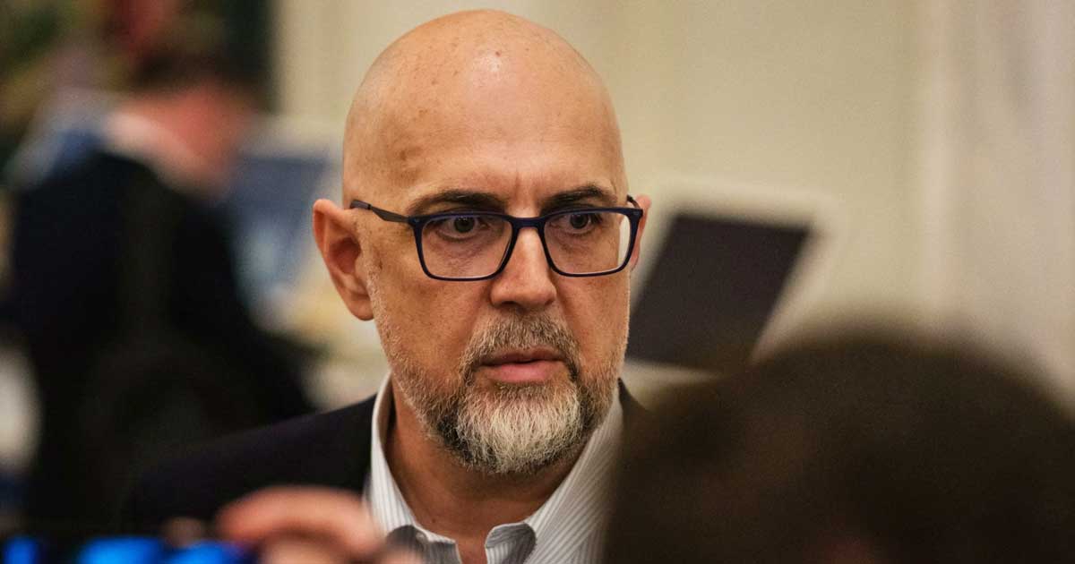 Kelemen Hunor, președintele UDMR, în timpul unei declarații de presă la Parlament, iulie 2026