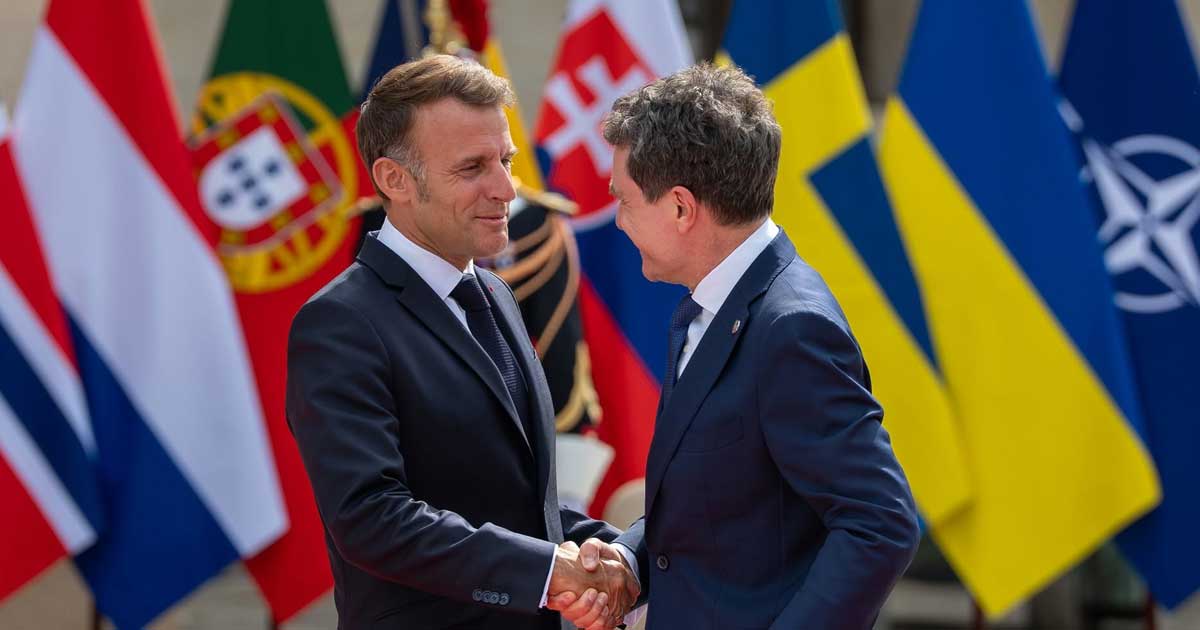 Nicușor Dan alături de Emmanuel Macron la reuniunea Coaliției de Voință, Paris, iulie 2026