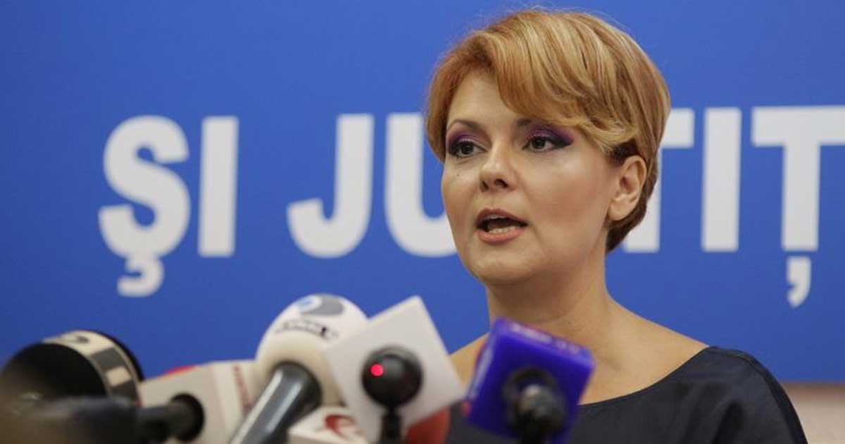 Lia Olguța Vasilescu în timpul unei declarații publice despre negocierea PNRR, vara anului 2026