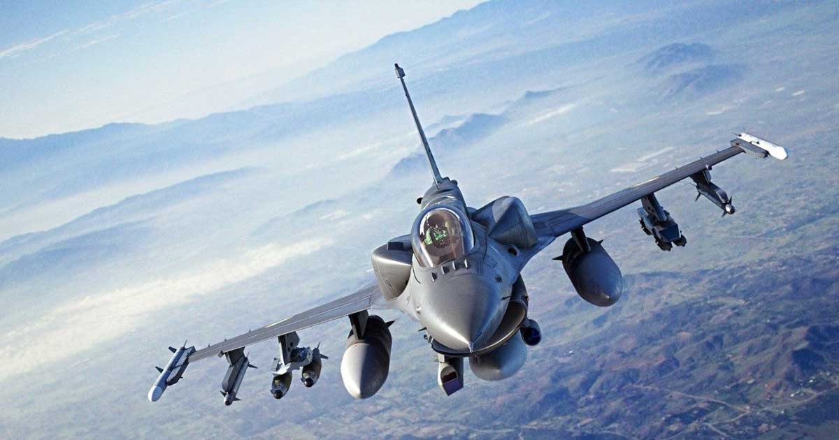 Avion F-16 Fighting Falcon al Forțelor Aeriene Române în misiune de interceptare a dronelor, 2026