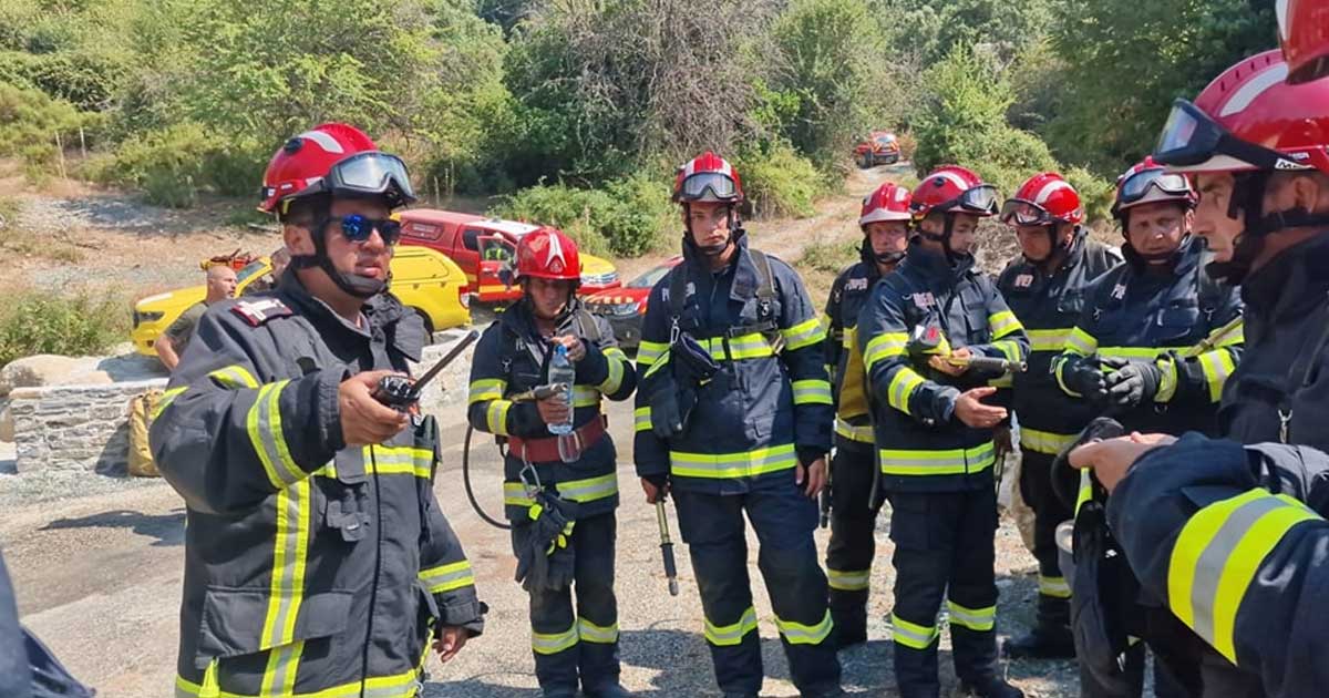 Pompieri români în misiune la incendiile de vegetație din sudul Franței, iulie 2026