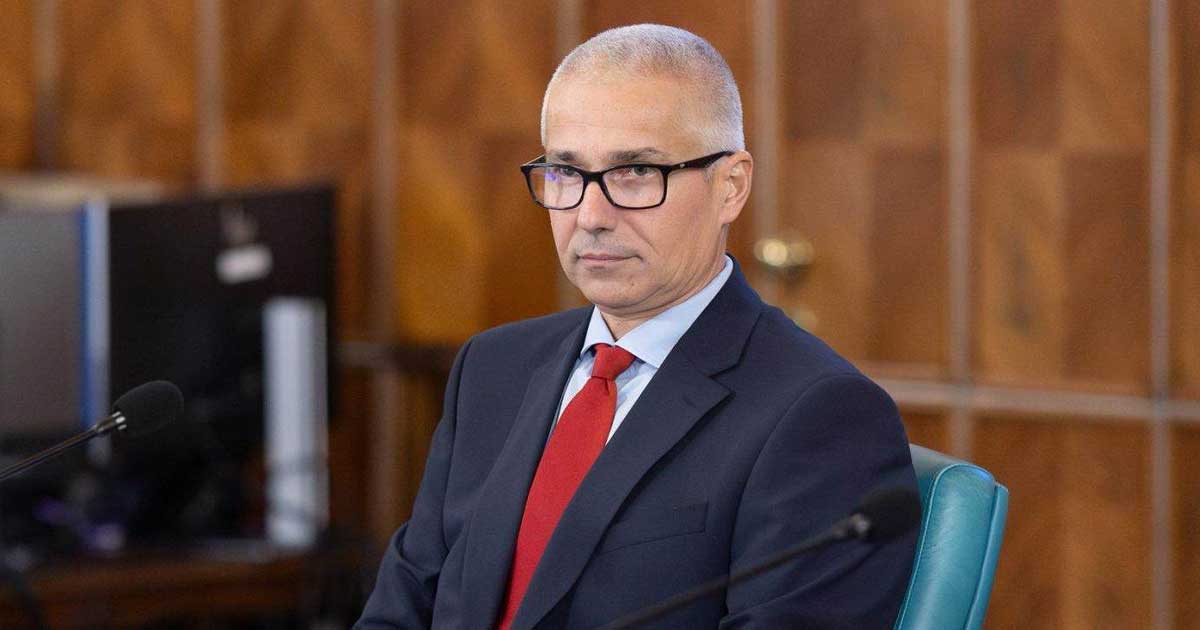 Radu Marinescu, fostul ministru al Justiției, în cadrul unei declarații la Parlamentul României, iulie 2026