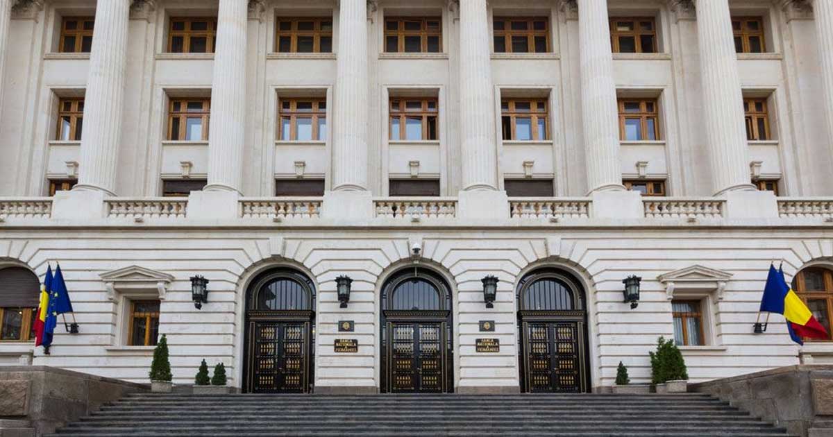 Clădirea Băncii Naționale a României din București, simbol al politicii monetare și fiscale, iulie 2026