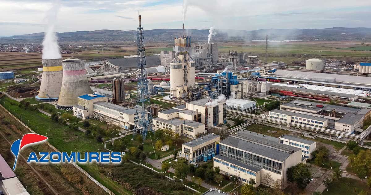 Combinatul chimic Azomureș din Târgu Mureș, platformă industrială preluată de Romgaz, iulie 2026