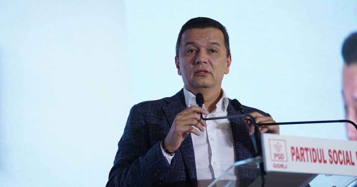 Sorin Grindeanu vorbind la o conferință de presă despre inflație, după consultările de la Cotroceni, iulie 2026