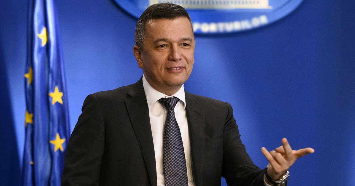 Sorin Grindeanu, președintele PSD, în timpul unei declarații despre viitorul Guvern, iulie 2026