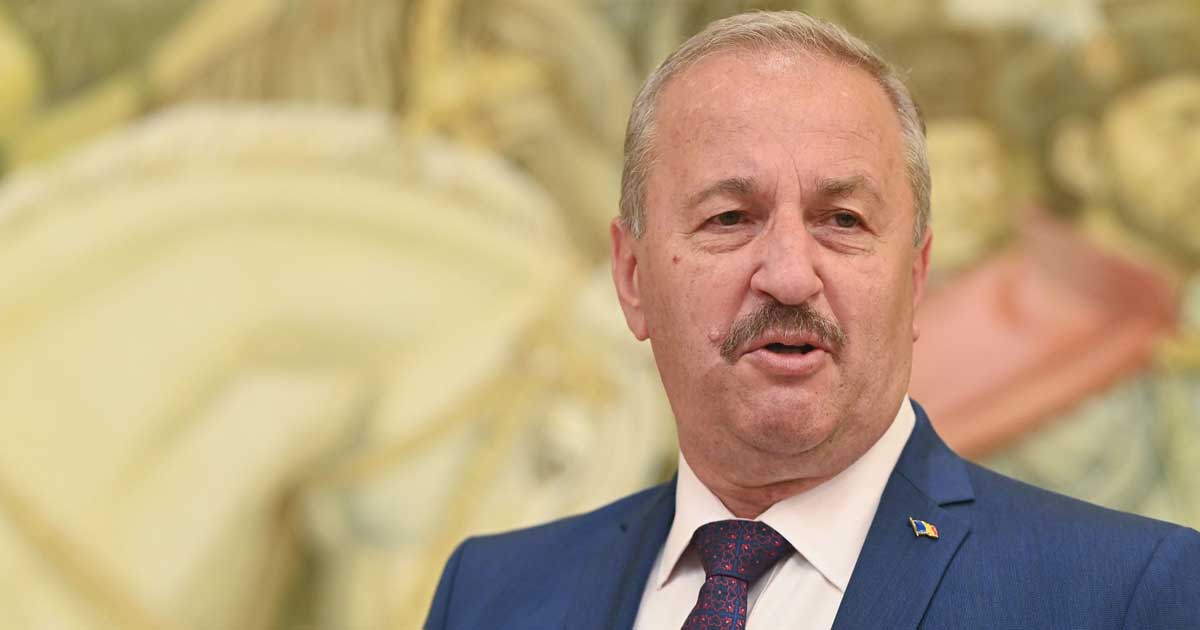 Vasile Dîncu în platoul Digi24, în timpul unei declarații despre negocierile pentru noul premier, iulie 2026