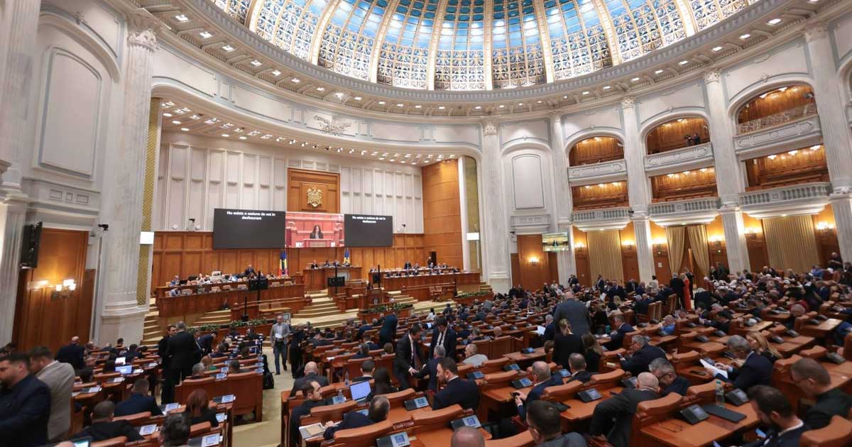 camera deputatilor ajutor suine bovine 2026 040696 Plenul Camerei Deputaților în timpul votului pentru ajutorul de stat destinat fermierilor, iulie 2026