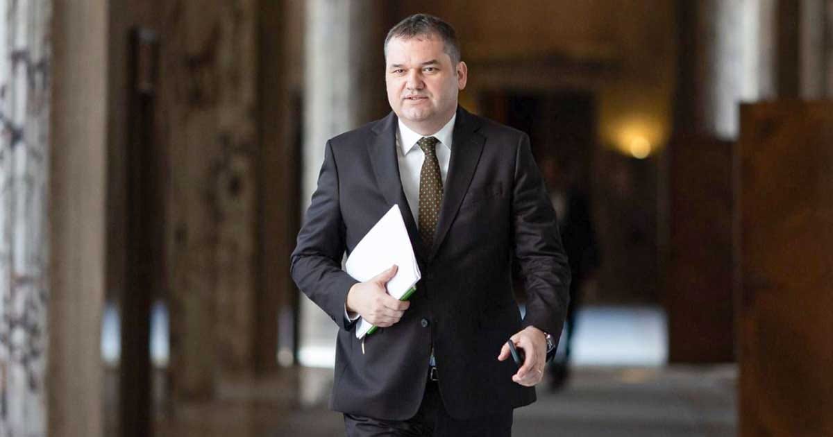 Cseke Attila, ministrul interimar al Dezvoltării, în timpul unei declarații publice, august 2026