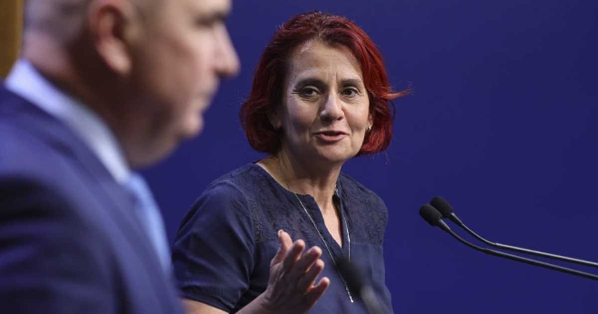 ioana ene dogioiu dublu standard ccr 2026 936019 Ioana Ene Dogioiu la o conferință de presă a Guvernului României, București, august 2026