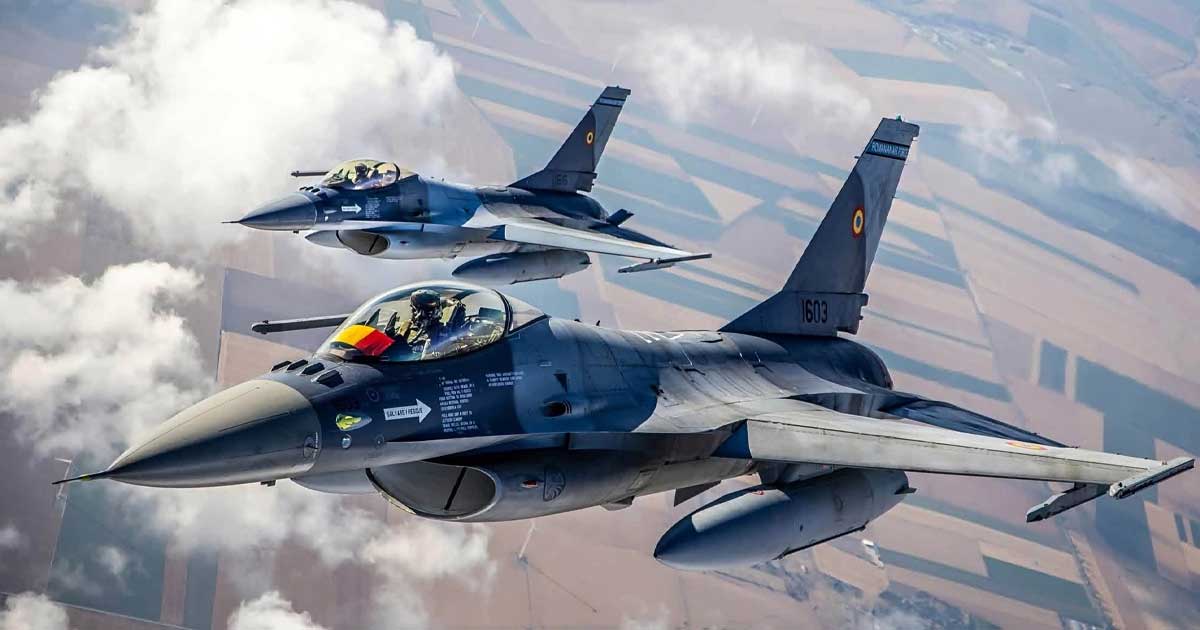 iulian chifu drone nato romania ucraina 2026 321610 Avion F-16 al Forțelor Aeriene Române în misiune de interceptare a unei drone, august 2026