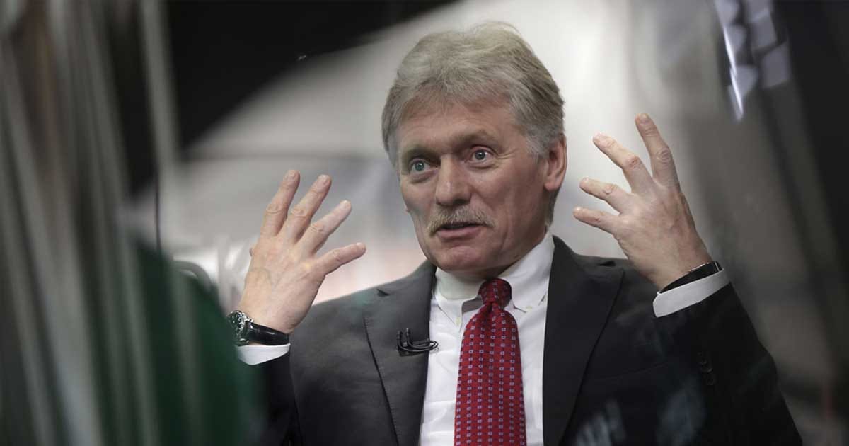 Purtătorul de cuvânt al Kremlinului, Dmitri Peskov, în timpul unei conferințe de presă, august 2026