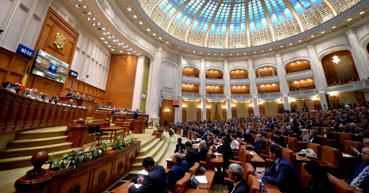 Plenul Senatului României în ședința de vot final asupra Legii Integrității, București, august 2026