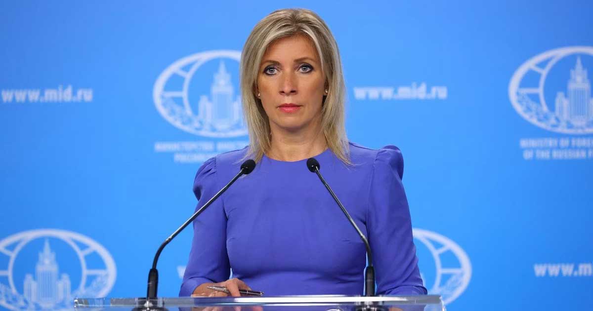 Maria Zaharova, purtătoarea de cuvânt a Ministerului rus de Externe, în cadrul unei conferințe de presă, august 2026