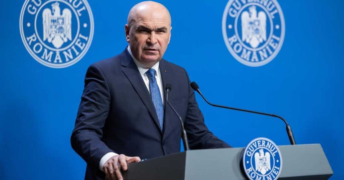 Ilie Bolojan la o conferință de presă despre criza energetică, în timp ce PSD îi cere demisia, august 2026